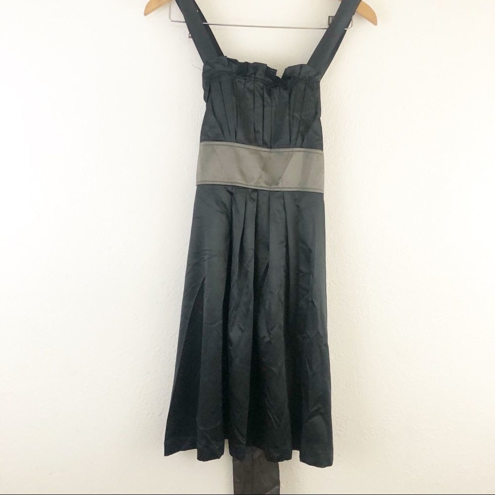 Francesca’s Collection Strap black & Gray Dress M